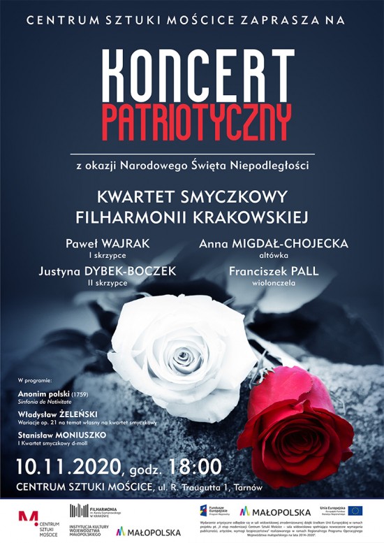 Koncert Patriotyczny Kwartetu Smyczkowego Filharmonii Krakowskiej